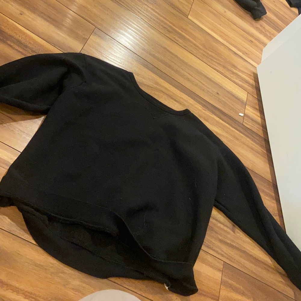 Black crew neck